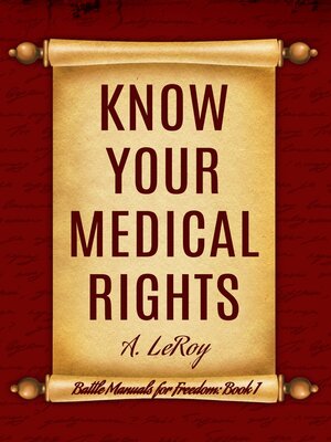 cover image of Know Your Medical Rights